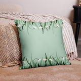 Three Cute Shamrocks Cushion