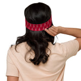 Candy Cane Treble Clef Headband (Red)