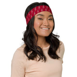 Candy Cane Treble Clef Headband (Red)