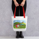 Ireland Scenic Guitar Tote Bag