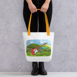 Ireland Scenic Guitar Tote Bag