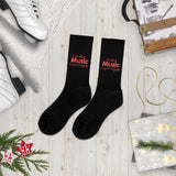 Christmas Music Is My Love Language Socks