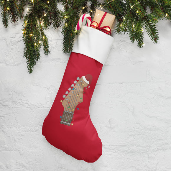 Christmas Guitar Christmas Stocking [US Shipping Only]