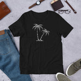 Music Palm Trees (Short-Sleeve Men's/Unisex T-Shirt)