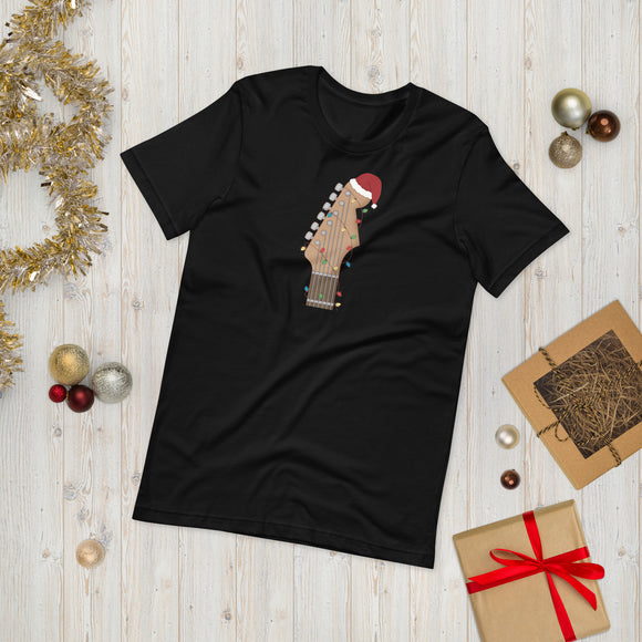 Christmas Guitar (Short-Sleeve Men's/Unisex T-Shirt)