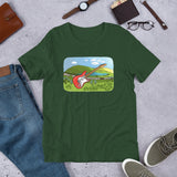 Ireland Scenic Guitar (Short-Sleeve Men's/Unisex T-Shirt)