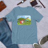 Ireland Scenic Guitar (Short-Sleeve Men's/Unisex T-Shirt)