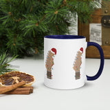 Christmas Guitar Mug with Color Inside