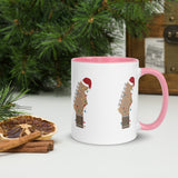 Christmas Guitar Mug with Color Inside