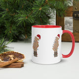 Christmas Guitar Mug with Color Inside