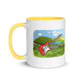 Ireland Scenic Guitar Mug with Color Inside