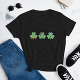 Three Cute Shamrocks (Women's Short Sleeve T-Shirt)