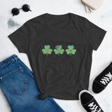 Three Cute Shamrocks (Women's Short Sleeve T-Shirt)