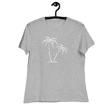 Music Palm Trees (Women's Cozy T-Shirt)