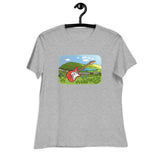 Ireland Scenic Guitar (Women's Cozy T-Shirt)