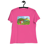 Ireland Scenic Guitar (Women's Cozy T-Shirt)