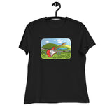 Ireland Scenic Guitar (Women's Cozy T-Shirt)