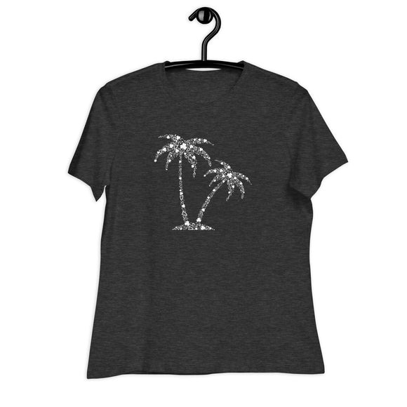 Music Palm Trees (Women's Cozy T-Shirt)