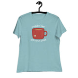 Cup of Tea Please (Women's Cozy T-Shirt)