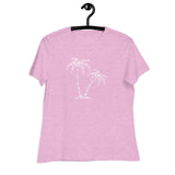 Music Palm Trees (Women's Cozy T-Shirt)