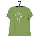 Music Palm Trees (Women's Cozy T-Shirt)