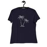 Music Palm Trees (Women's Cozy T-Shirt)