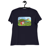 Ireland Scenic Guitar (Women's Cozy T-Shirt)