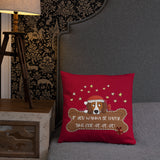 Odie-De Christmas Cushion (Red)