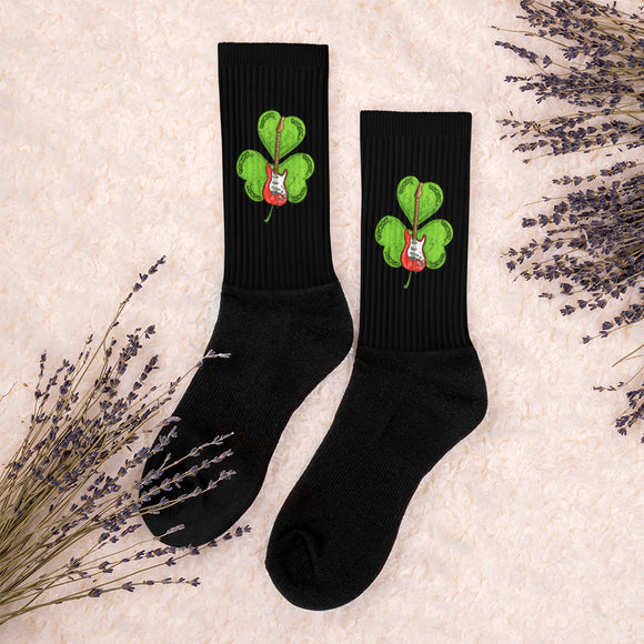 Shamrock Guitar Socks