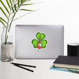 Shamrock Guitar Bubble-Free Stickers