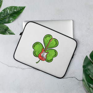 Shamrock Guitar Laptop Sleeve