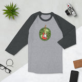 Celtic Guitar (Unisex 3/4 Sleeve Raglan Shirt)