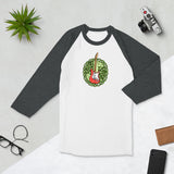 Celtic Guitar (Unisex 3/4 Sleeve Raglan Shirt)