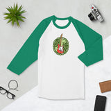 Celtic Guitar (Unisex 3/4 Sleeve Raglan Shirt)