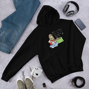 Cats and Guitars (Unisex Hoodie)