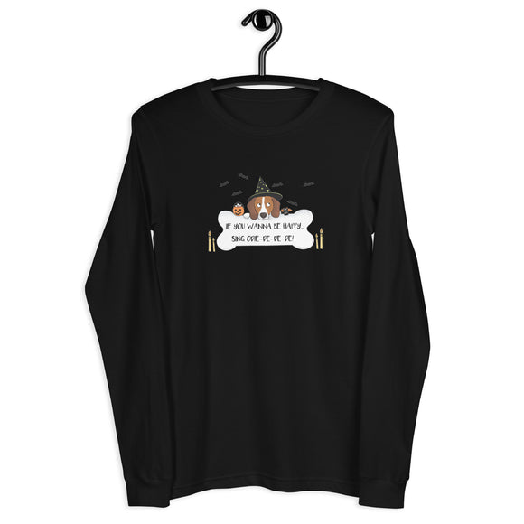 Odie-De Halloween (Unisex Long Sleeve Tee)