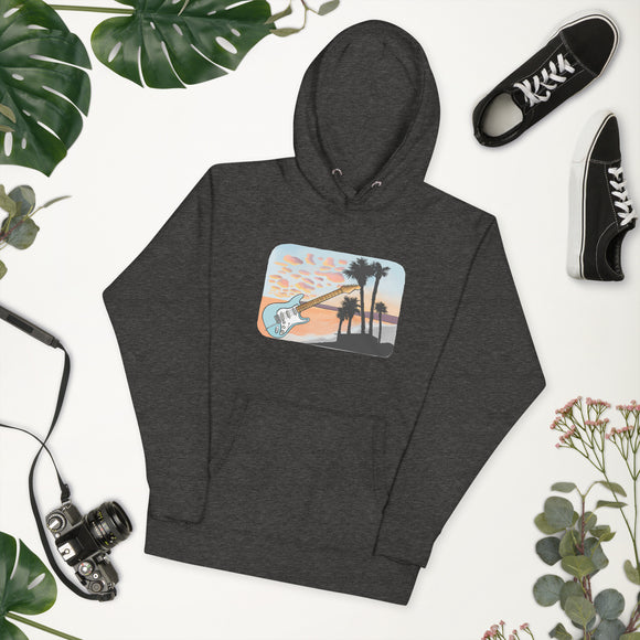 California Sunset Guitar (Unisex Hoodie)