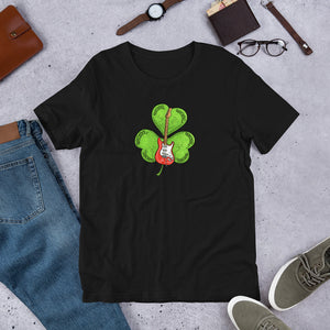 Shamrock Guitar (Short-Sleeve Men's/Unisex T-Shirt)