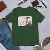 California Sunset Guitar (Short-Sleeve Men's/Unisex T-Shirt)