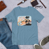 California Sunset Guitar (Short-Sleeve Men's/Unisex T-Shirt)