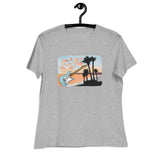 California Sunset Guitar (Women's Cozy T-Shirt)