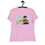 California Sunset Guitar (Women's Cozy T-Shirt)