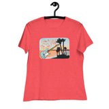 California Sunset Guitar (Women's Cozy T-Shirt)