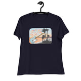 California Sunset Guitar (Women's Cozy T-Shirt)