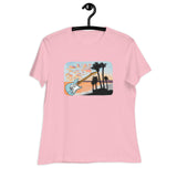 California Sunset Guitar (Women's Cozy T-Shirt)