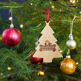 Odie-De Christmas Wooden Ornaments